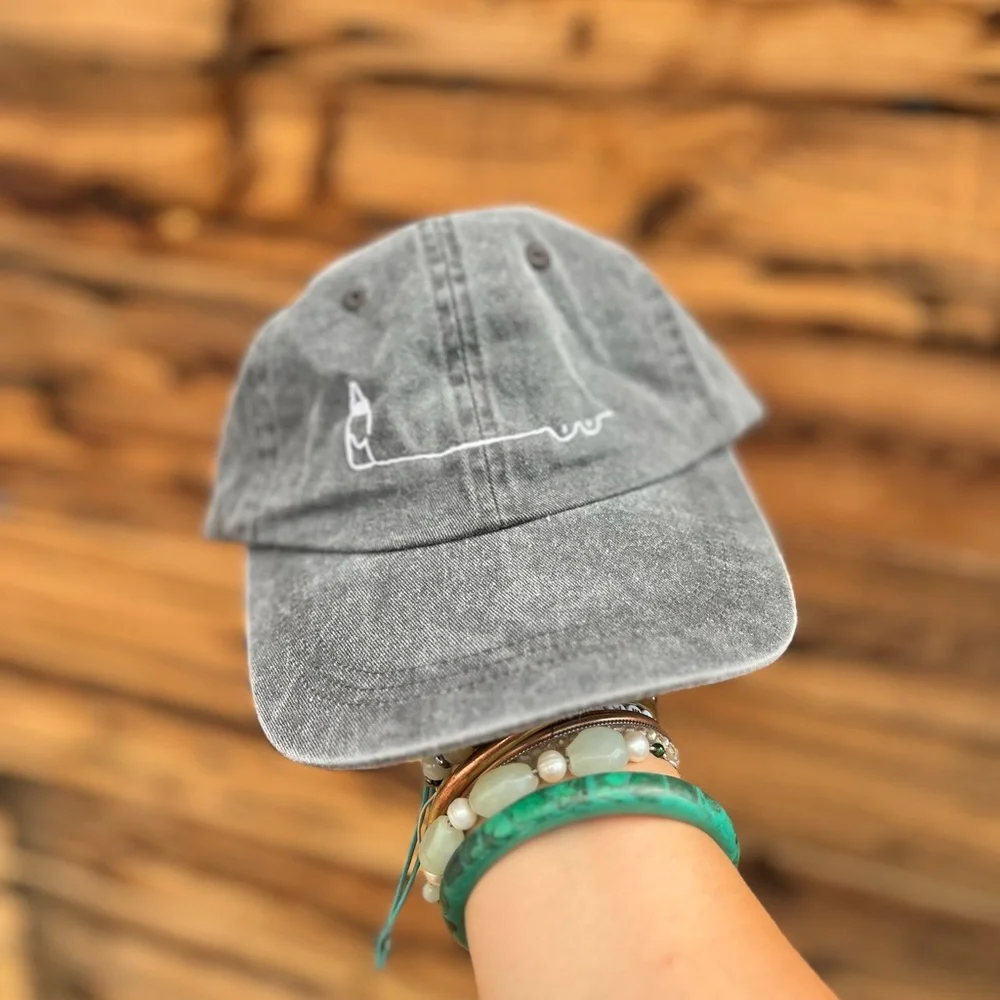 BOBBIE | Gray Adjustable Hat - Picture 1 of 4